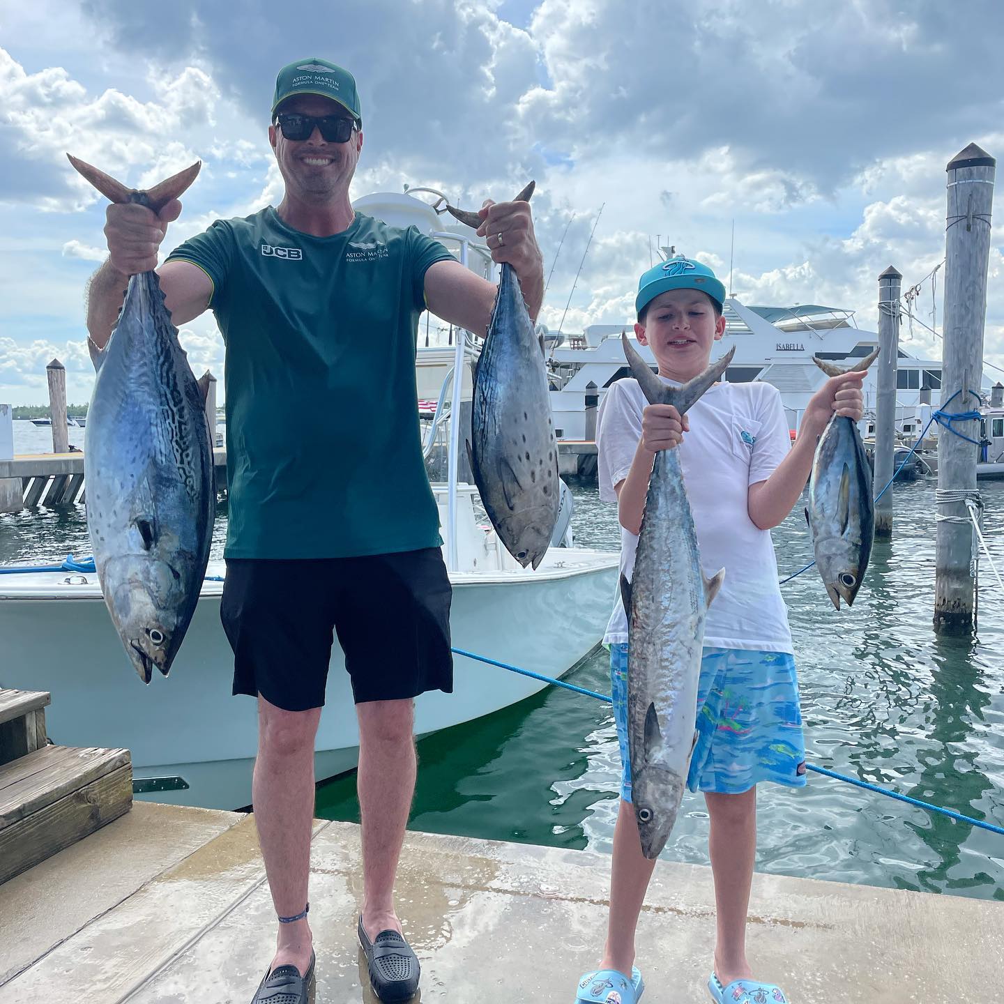 Blackfin Tuna, Bonita and Kingfish for David and his beautiful family this afternoon aboard my F/V GO HARD. #GOHARDFISHING #miamibeach #charterfishing #miamisluckiestcharterboat #miami @starbrite_com @pennfishing @captharrysfishingsupply