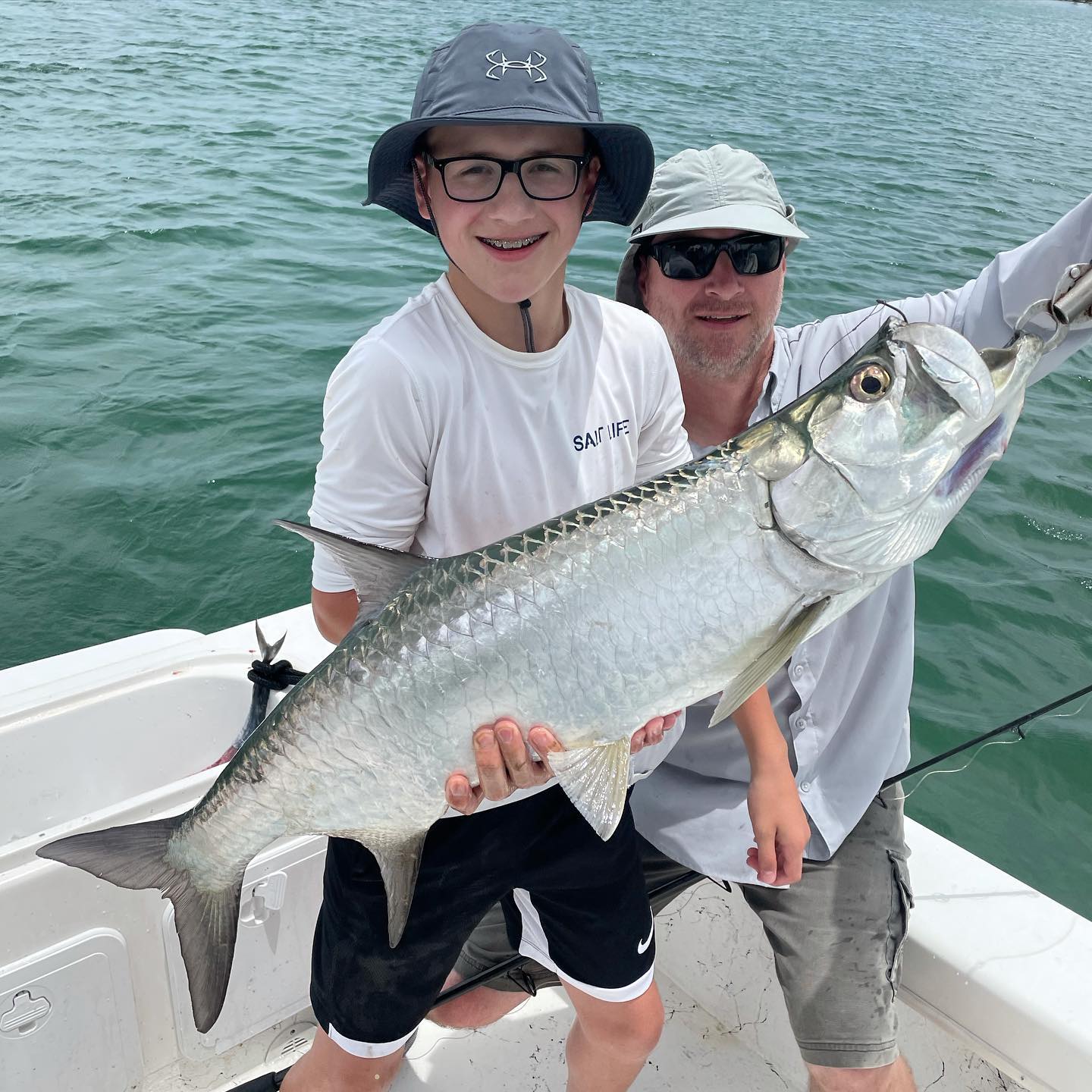 What a day in Biscayne Bay for the Dillaber Family from Wisconsin! Great  day on the reef the first day with me, then the second day they had a great day offshore with @landh_sportfishing , then they finished it today with insane Seatrout action on artificials, good Mangrove Snapper action, And then each of the boys caught their first Tarpon to cap it off! #GOHARDFISHING #miamibeach #charterfishing #miamisluckiestcharterboat #GOHARDINTHEPAINT @starbrite_com @captharrysfishingsupply @pennfishing thanks for your continued support Dillaber family!  Its great to watch the little ones grow and progress their angling skills forward.