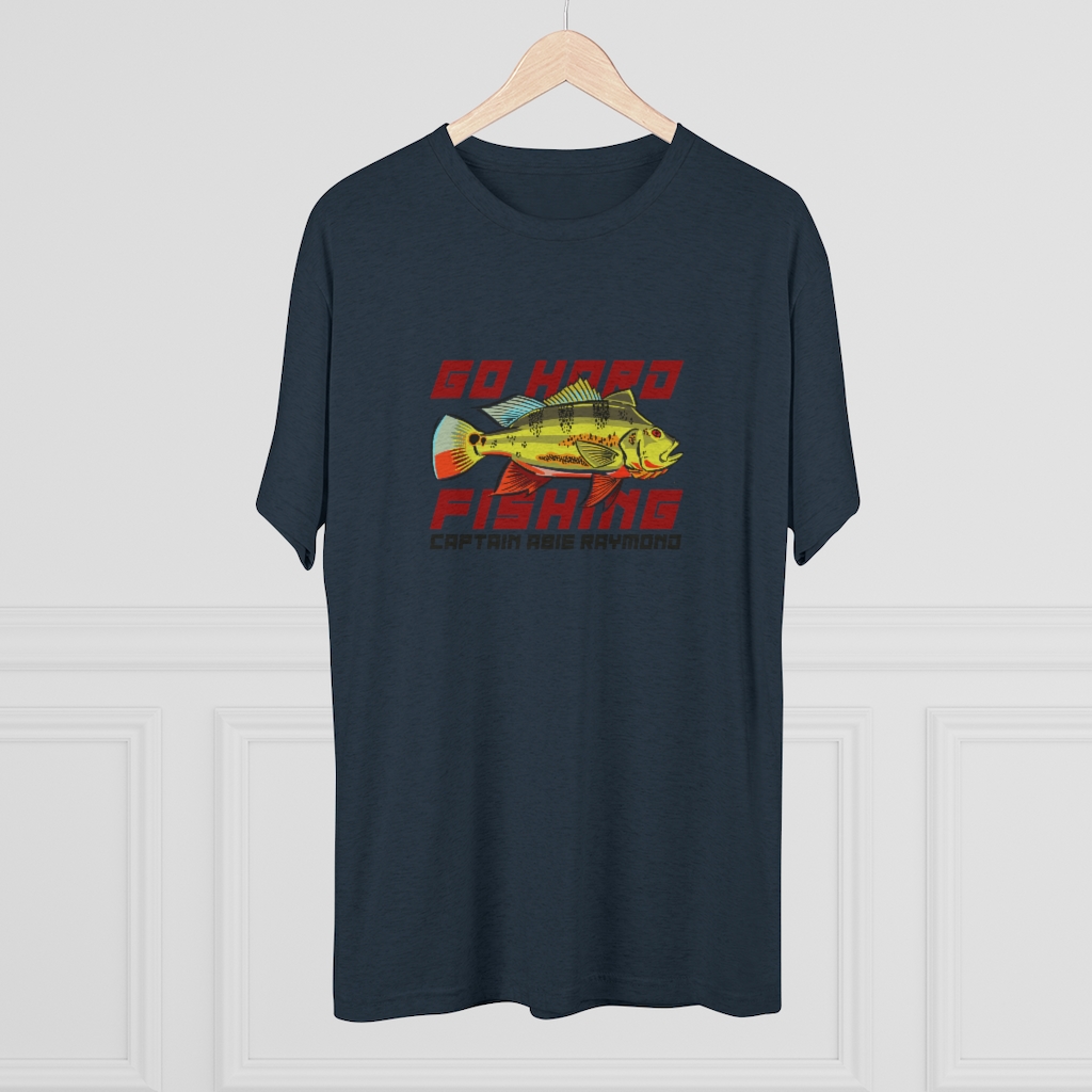Vintage Fishing Flies' Unisex Tri-Blend T-Shirt